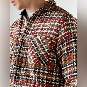 WAX LONDON Whiting Over Shirt Mustard Beatnik - Size Large